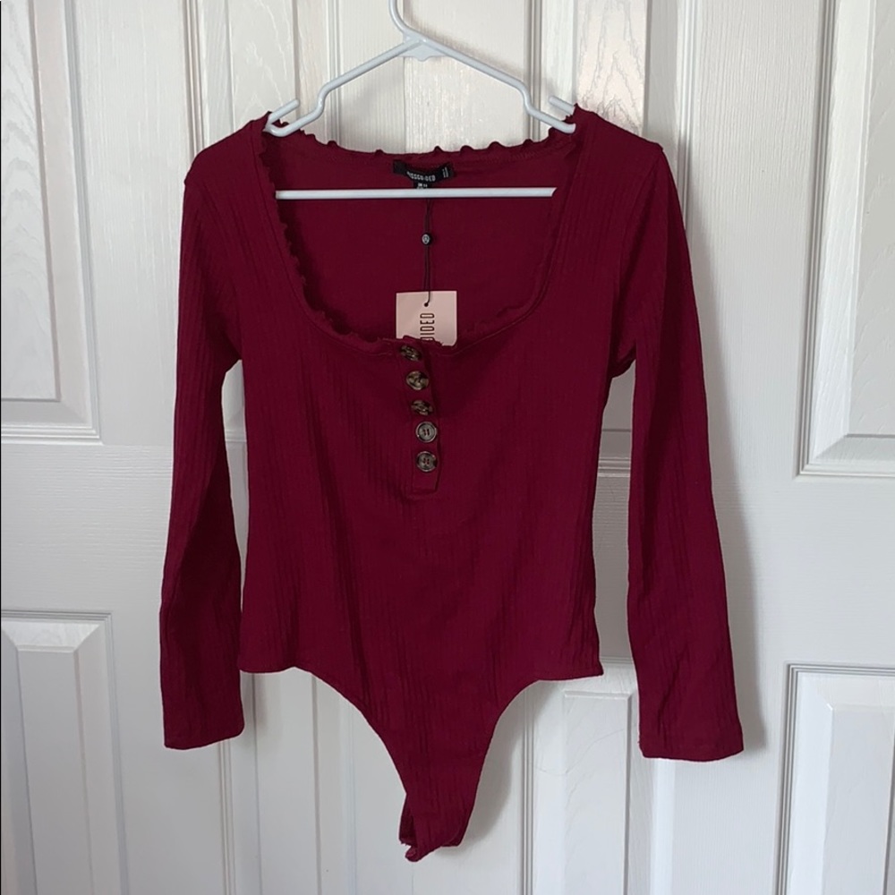 ASOS Ribbed Bodysuit + SH